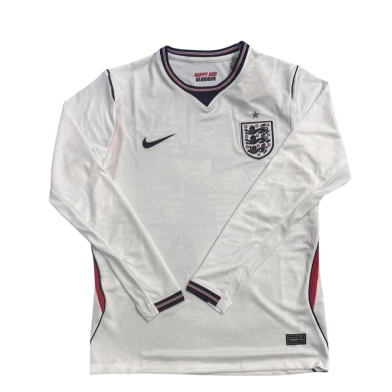 England 2026 World Cup home long-sleeve jersey and player version jersey