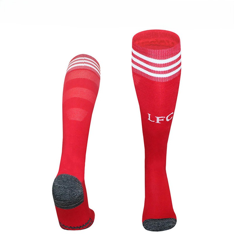 Liverpool home football socks for the 2025-26 season